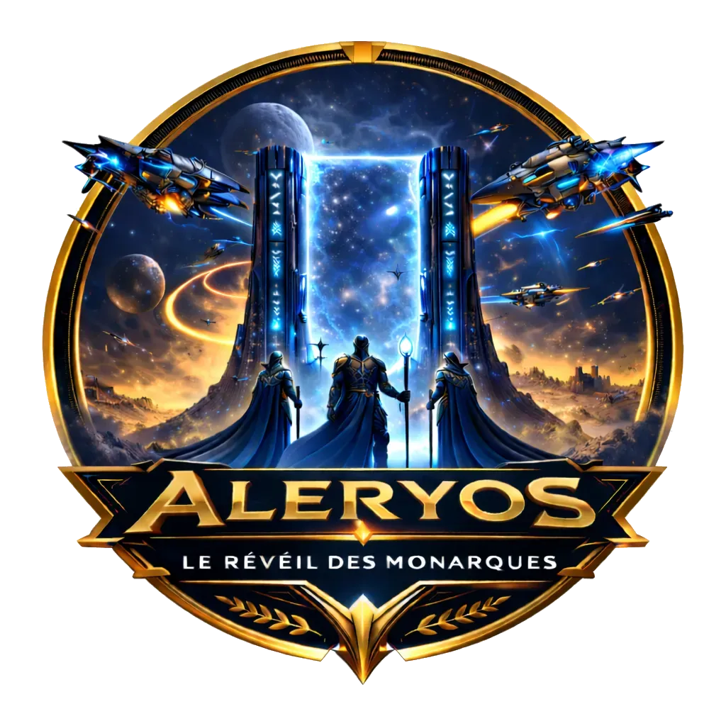 Aleryos — Le Réveil des Monarques, emblème officiel du jeu