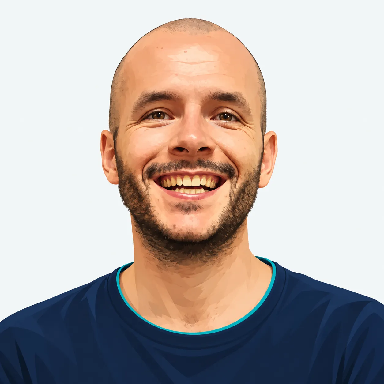 Portrait illustré de Rémy, votre interlocuteur chez Geekos Nexus